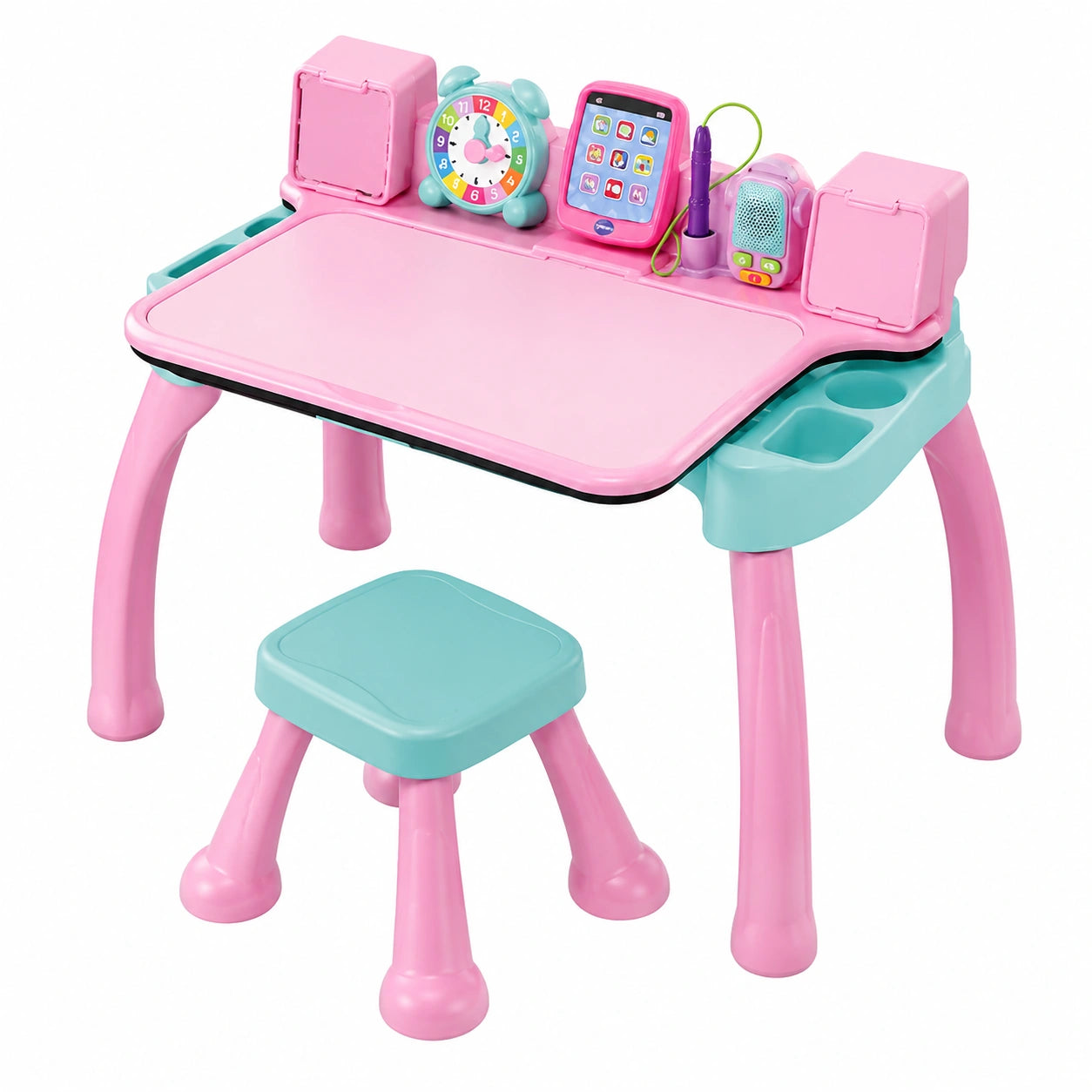 bureau-interactif-et-musical-6-en-1-pour-enfants-rose-avec-tabouret-table-de-jeux-educative-et-chevalet-xgtjtf1972ou