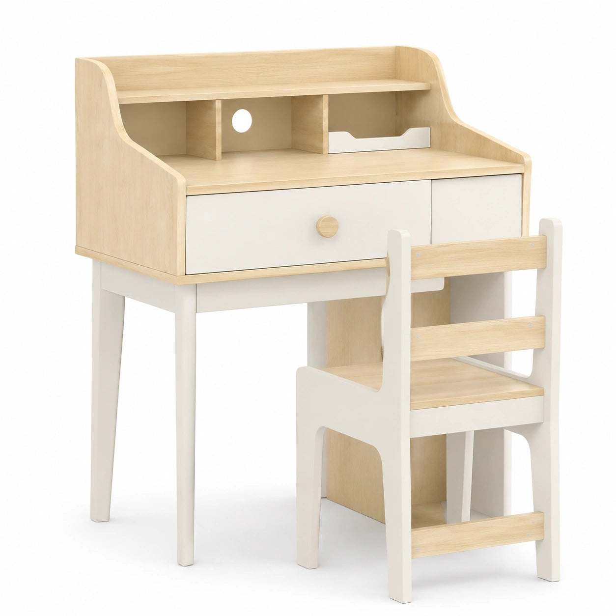 ensemble-bureau-et-chaise-enfant-reglable-avec-etageres-vert-et-bois-naturel-rukcfn1978hc
