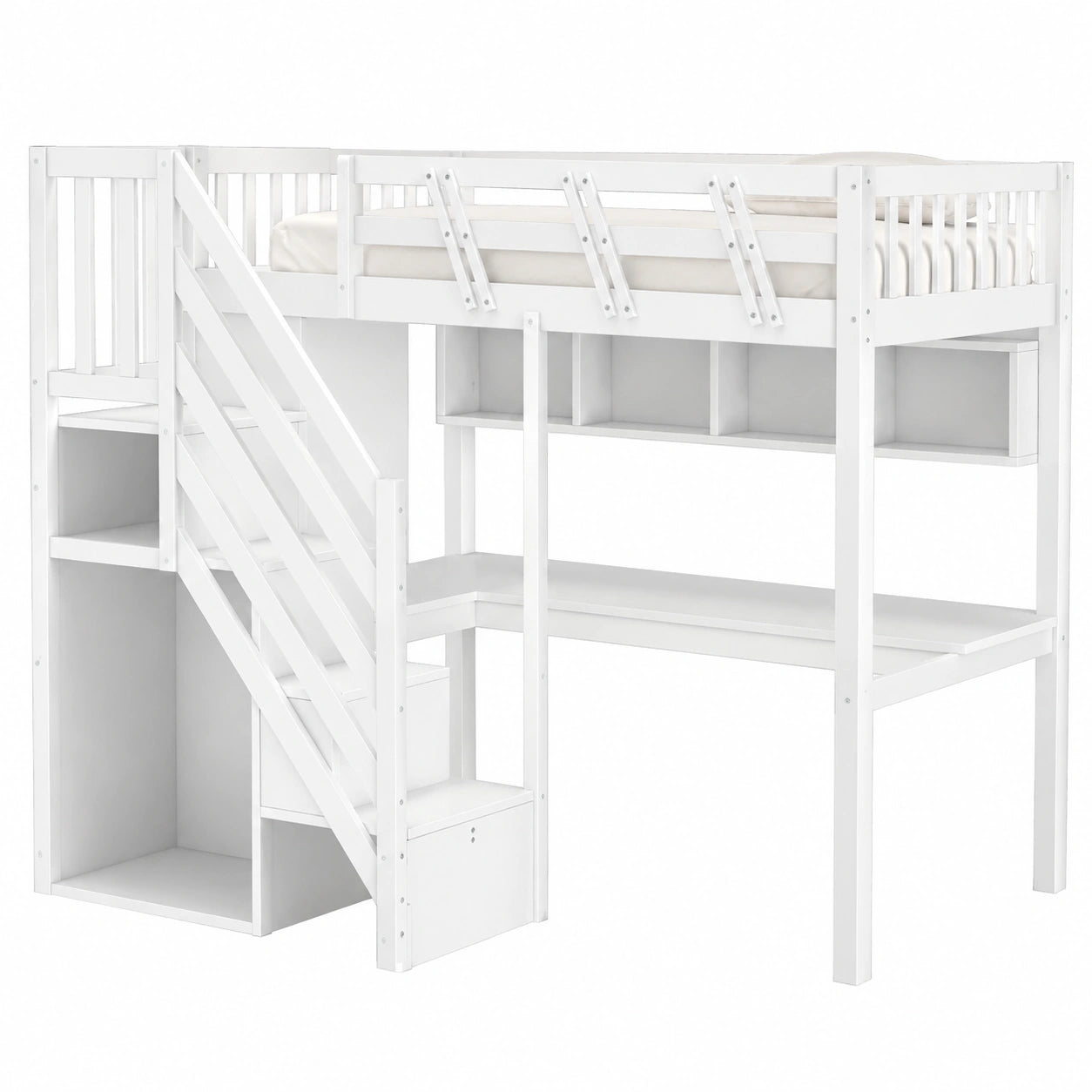 lit-mezzanine-compact-avec-espace-de-rangement-et-bureau-integre-cadre-en-bois-led-et-usb-blanc-jcezum2042bz